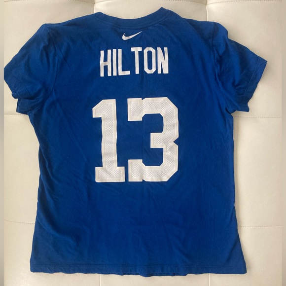 Nike Indianapolis Colts T.Y. Hilton T Shirt Women Size Medium - Picture 2 of 6